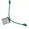IT-BUDGET Cat.8.1 Slim Patchkabel, S/FTP, 40 Gbps, 2000 MHz, Grün, 0,15 m 90ITBSLIM81PK015GR