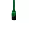 IT-BUDGET Cat.8.1 Slim Patchkabel, S/FTP, 40 Gbps, 2000 MHz, Grün, 0,15 m 90ITBSLIM81PK015GR