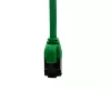 IT-BUDGET Cat.8.1 Slim Patchkabel, S/FTP, 40 Gbps, 2000 MHz, Grün, 0,15 m 90ITBSLIM81PK015GR