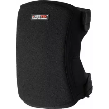 KNEETEK Profi Poly Anti-Rutsch PU-beschichtete waschbare Knieschoner, Schwarz, EN 14404 Typ 2 Level 1 60001