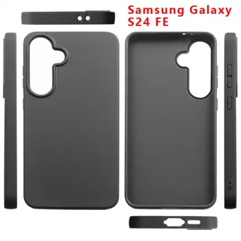 MRDISC Samsung Galaxy S24 FE Rückseitenhülle Schwarz TPU MG-BCSGAS24FESW