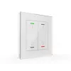 MDT BE-GTL2TW.B1 Glastaster II Light 2-fach RGBW mit Temperatursensor Weiß