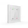 MDT BE-GTL2TW.B1 Glastaster II Light 2-fach RGBW mit Temperatursensor Weiß