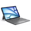 DIGISTOR HK Inateck KB04122 Tastaturhülle mit Touchpad für iPad 11 inch A16 / Air M3-M2 / Pro, abnehmbar, beleuchtet, QWERTZ deutsches Layout, graphitgrau