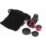 CYOO CY121416 2-in-1 Smartphone-Objektiv-Set - 180° Fisheye- & Makro-Objektiv mit Universal-Clip