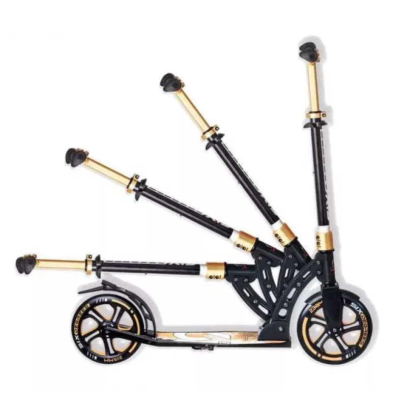 MUUWMI Six Degrees Aluminium-Tretroller 230/215 mm Gold