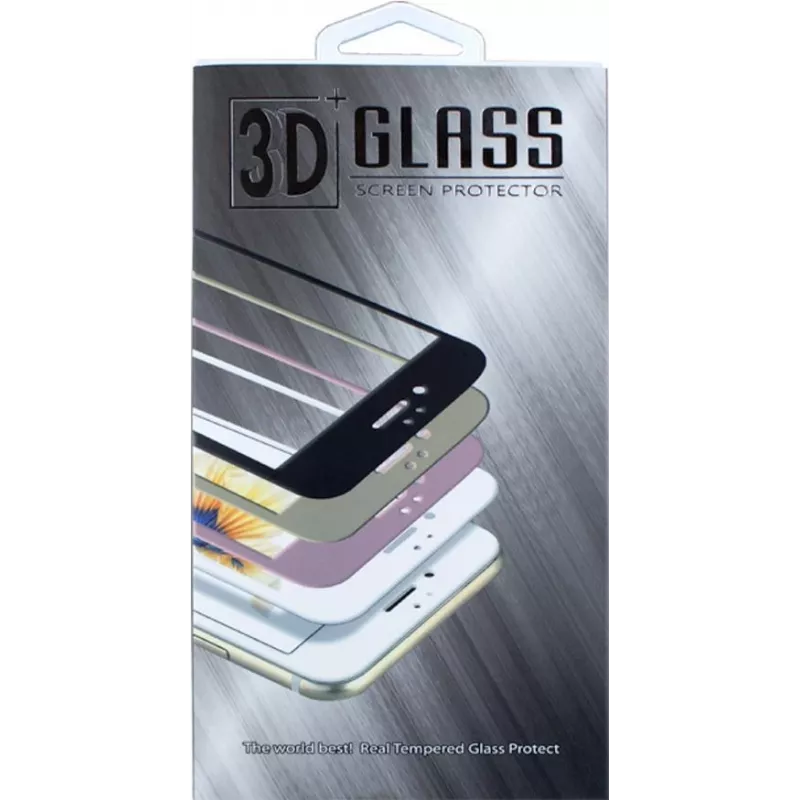 CYOO 3D Panzerglas Displayschutzfolie für Samsung Galaxy S6 Edge (G925F) - Schwarz