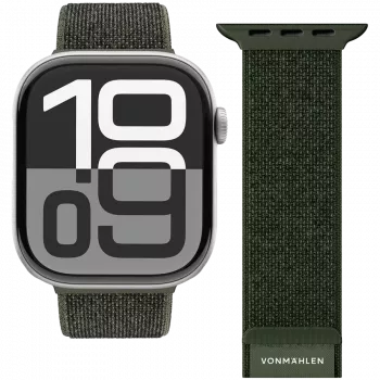 VONMÄHLEN Fitness Loop 2 40, 41, 42mm Einheitsgröße, Oliv