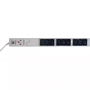 Liebernetz 9-fach C13 Rack-PDU mit Überspannungsschutz und EMI/RFI-Filter, Hellgrau 90LNSDL9C13NF