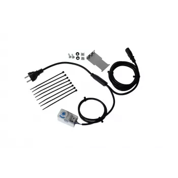 IT-BUDGET Lüfter-Montagekit mit Thermostat, Halterung, Kabel und Montagematerial - Einstellbar 0-60°C (90ITBTKD180603KTH)