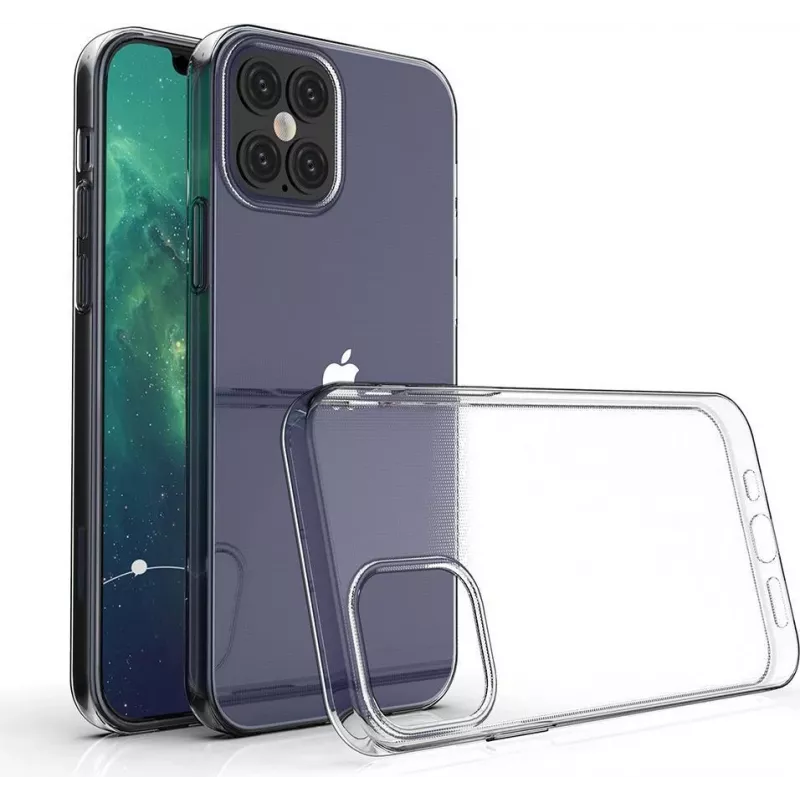 CYOO Ultra Slim Silikon Hülle für Apple iPhone 12 Pro Max 6,7 Zoll - Schwarz (CY121998)