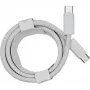 PowerRay USB-C auf USB-C 240W Nylongeflochtenes Kabel, 2m, Weiß, Bulk 4260357351163