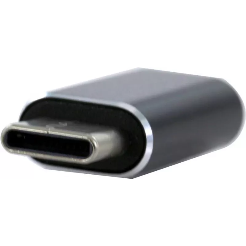 CYOO Lightning auf USB-C Adapter – Schwarzer Konverter zum Laden und Datenabgleich (CY122090)