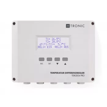 H-Tronic TDR 2004 PRO Temperaturdifferenzregler, -99 bis +850 °C 1114770