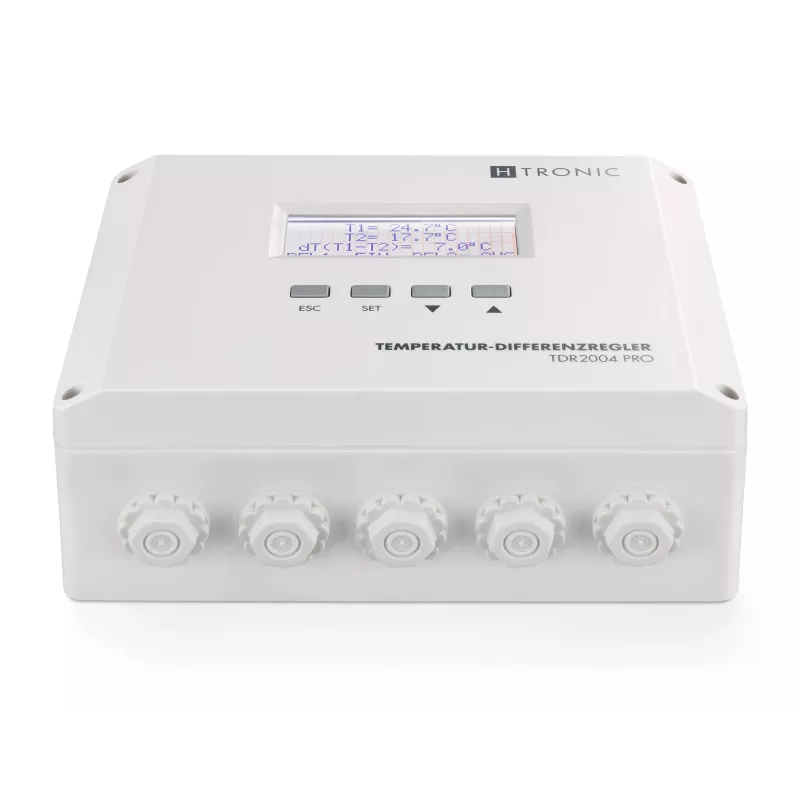 H-Tronic TDR 2004 PRO Temperaturdifferenzregler, -99 bis +850 °C 1114770