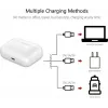 CY122590 Ersatz-Ladecase für Apple AirPods 3. Generation, kabelloses und Lightning-Laden, Weiß