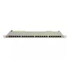 IT-BUDGET 19 inch Superflaches 0,5U vollständig geschirmtes Cat.6A 24-Port PoE++ Patchpanel, Hellgrau 90ITBPP6A05G