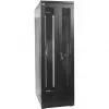 IT-BUDGET 19 inch Netzwerkschrank SRK - 42U - 600x800 mm - Perforierte Doppeltüren vorne und hinten - Montiert - Schwarz 99ITB19SRK4268DTSNM