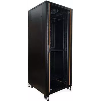 IT-BUDGET 19-Zoll-Server-Rack SRK 42U 800x1000 mm Glas-/Stahltür Schwarz Vormontiert