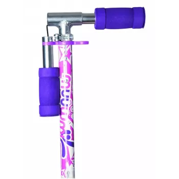 MUUWMI KiddyScooter Racing 3-Rad Kinderroller, Pink