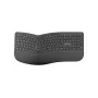 MediaRange Ergonomische Kabellose Multimedia-Tastatur QWERTZ Schwarz MROS279