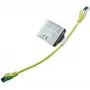 IT-BUDGET Cat.8.1 S/FTP Patchkabel, 0,25 m, Gelb, 40 Gbps, Vollkupfer, LSZH, PoE+ 90ITBFLEX81PK025Y