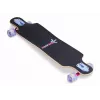 MUUWMI AU 560 Longboard Compact Cruiser Skateboard, ABEC 7 Kugellager, LED-Leuchträder, 7-lagiges kanadisches Ahornholz