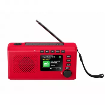 Reflexion TRA2757DAB+ Rot DAB+ & FM Tragbares Radio mit Bluetooth, USB, AUX, Wecker