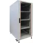 IT-BUDGET 19 inch Netzwerkschrank SRK Komplettset 22U 600x800mm Glasfronttür Hellgrau 99ITB19SRK2268GGM