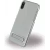 CYOO Brushed Stand Hülle für Apple iPhone X / XS - Silber