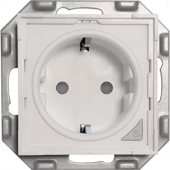 PowerRay WiFi Smart Steckdose PR-SSO-01, rahmenlos Weiß, 16A, App- & Sprachsteuerung, Typ F