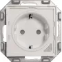 PowerRay WiFi Smart Steckdose PR-SSO-01, rahmenlos Weiß, 16A, App- & Sprachsteuerung, Typ F
