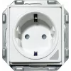 PowerRay WiFi Smart Steckdose PR-SSO-01, rahmenlos Weiß, 16A, App- & Sprachsteuerung, Typ F