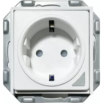 PowerRay WiFi Smart Steckdose PR-SSO-01, rahmenlos Weiß, 16A, App- & Sprachsteuerung, Typ F