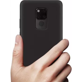 CYOO Premium Liquid Silikon Hülle für Huawei Mate 20 Pro - Schwarz