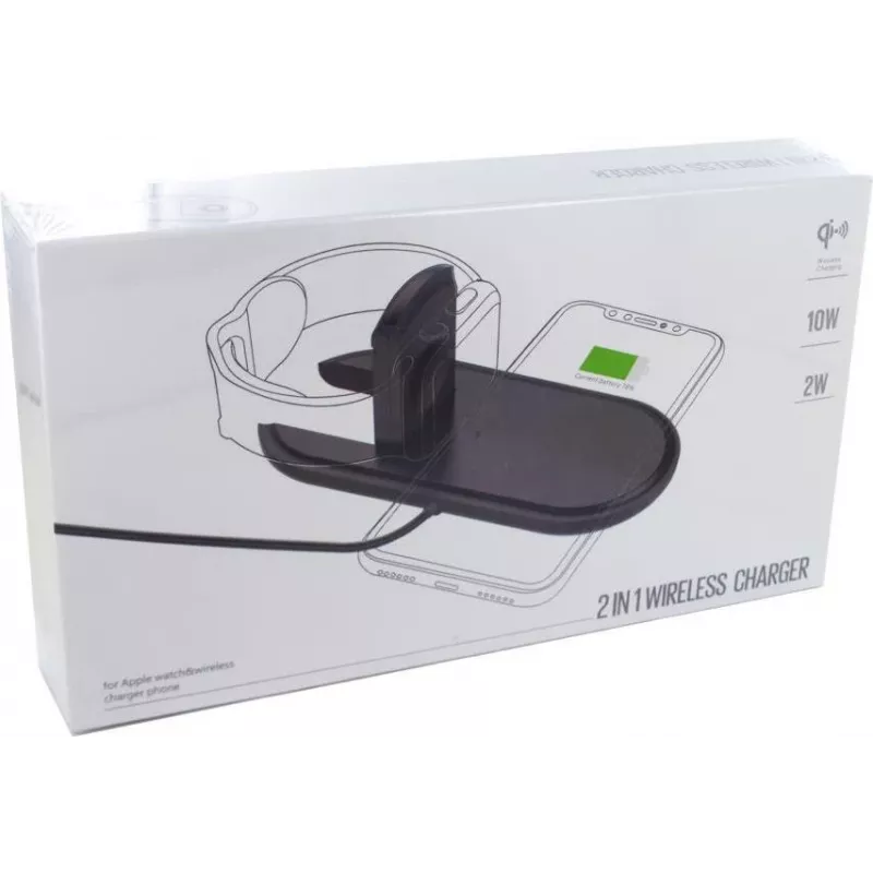 CYOO 2-in-1 Ladepad, Qi-Standard, Schwarz
