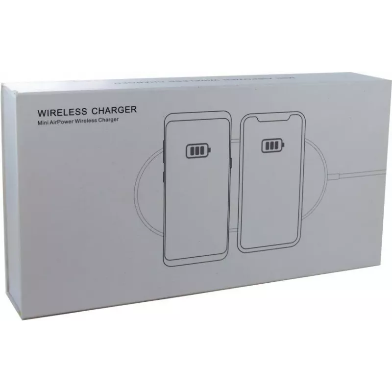 CYOO CY120899 Mini Dual Handy Induktions-Ladepad – Weiß – Qi-Standard