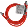 IT-BUDGET Vollkupfer Premium Patchkabel - Flex AWG 26 - Cat.8.1 - 2000 MHz - Halogenfrei - PoE+ - 40Gbit - Rot - 2 m 90ITBFLEX81PK2R