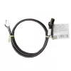 IT-BUDGET Cat.8.1 S/FTP Patchkabel, 1m, Schwarz, 40Gbps, 2000MHz, LSZH, PoE+ 90ITBFLEX81PK1S