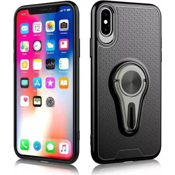 CYOO 360° drehbare Lüftungshalterung Hülle für iPhone Xs Max – Grau CY121003
