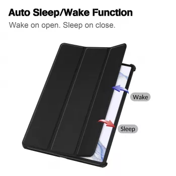 MRDISC Flip Cover für Samsung Galaxy Tab S9 5G – Schwarz TPU (MG-FlipSGTABS95GSW)