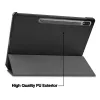 MRDISC Flip Cover für Samsung Galaxy Tab S9 5G – Schwarz TPU (MG-FlipSGTABS95GSW)