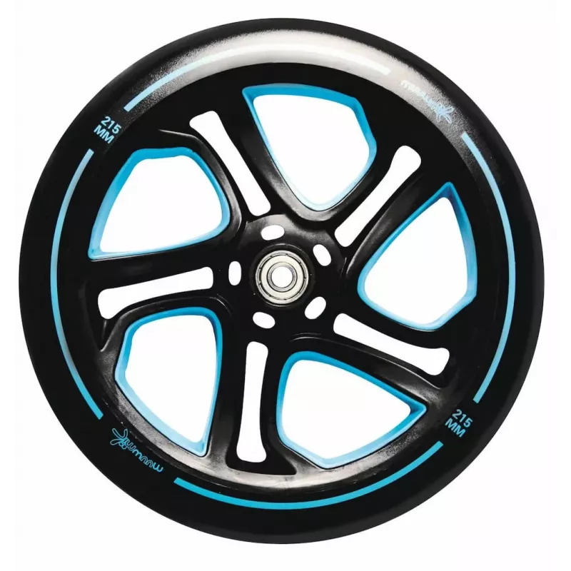 MUUWMI Aluminium Scooter PRO Tretroller 215 mm, Blau