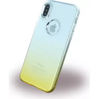CYOO Ruber Soft Silikonhülle für Apple iPhone X – Gold