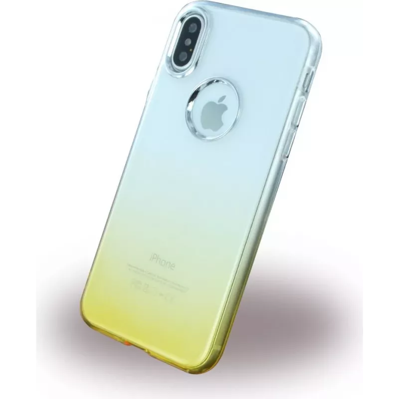CYOO Ruber Soft Silikonhülle für Apple iPhone X – Gold