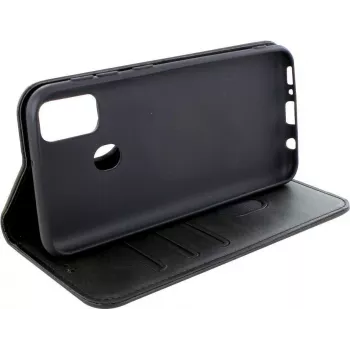 CYOO Premium BookCase für Apple iPhone 13, Black Faux Leather CY122555