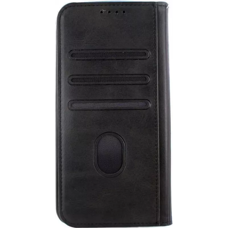 CYOO Premium BookCase für Apple iPhone 13 Pro, Schwarz Kunstleder CY122556