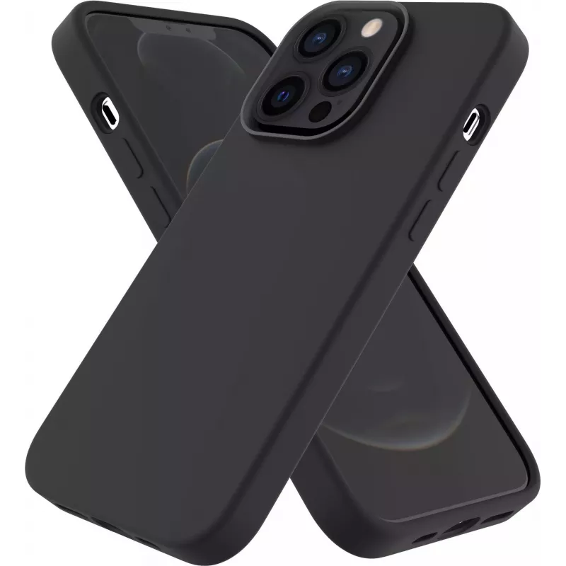CYOO Premium Liquid Silicone Hülle für Apple iPhone 14 Pro Max - Schwarz CY122778