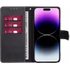 CYOO Premium BookCase Folio Hülle für Apple iPhone 14 Plus – Schwarz CY122795