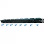 Liebernetz 19 inch 1U Rack-Lüftereinheit - Horizontaler Auslass, 95 m³/h, 12V DC, 34 dB, Schwarz (90LN19LUE1HE8BR)